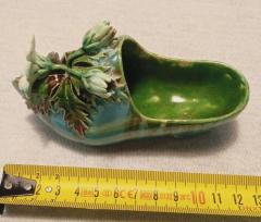  Palissy Ware Palissy Majolica Majolica French Menton tiny showcase piece - 4551424