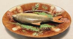  Palissy Ware Palissy Majolica Majolica French plate - 4577757