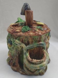  Palissy Ware Palissy Majolica Palissy majolica box jar tureen  - 4564087