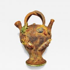  Palissy Ware Palissy Majolica Portuguese Palissy majolica jar Possibly Mafra - 4553513