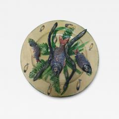  Palissy Ware Palissy Majolica Portuguese Palissy majolica plate possibly from Mafra - 4553518
