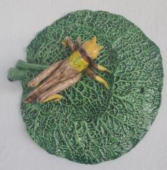  Palissy Ware Palissy Majolica Portuguese Palissy majolica wall planter Quality and beautiful piece  - 4540891