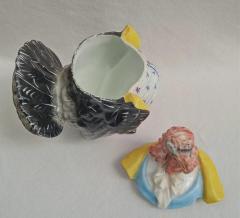  Palissy Ware Palissy Majolica palissy majolica has Beautiful turkey shaped cigar  - 4570057