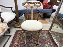  Palladio Italian Neoclassical Style Gilt Metal Chair by Palladio - 4302528