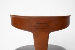  Palle Petersen Erik Andersen Rare Set of 4 Teak Dining Chairs by Palle Petersen Erik Andersen Denmark - 4390445