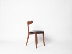  Palle Petersen Erik Andersen Rare Set of 4 Teak Dining Chairs by Palle Petersen Erik Andersen Denmark - 4390457