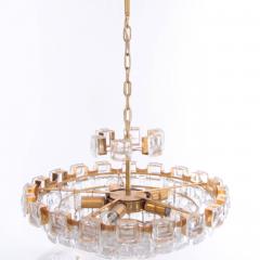  Palwa Glamorous Palwa Gilded Brass and Glass Jewel Chandelier - 544791