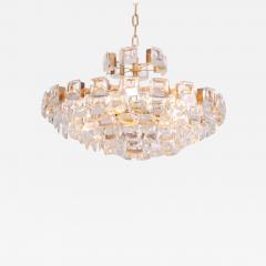  Palwa Glamorous Palwa Gilded Brass and Glass Jewel Chandelier - 545777