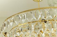  Palwa Large Palwa Brass and Crystal Chandelier - 648244