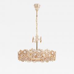  Palwa One of Eight Palwa Brass and Crystal Glass Encrusted Chandeliers Model S101 - 984144