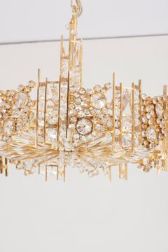  Palwa One of Two Palwa Gilded Brass Chandeliers Model S2601 - 984119