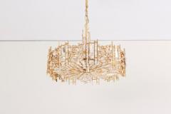  Palwa One of Two Palwa Gilded Brass Chandeliers Model S2601 - 984121