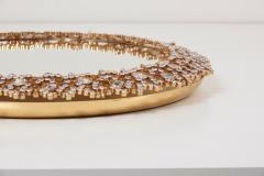  Palwa Outstanding Round Illuminated Palwa Crystal Glass Mirror Model S104W - 984046