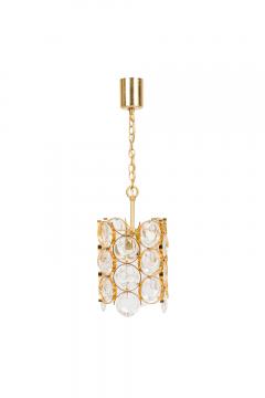 Palwa Pair of Palwa Continental Mid Century Cylindrical Pendants - 4652106
