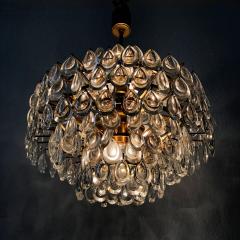 Palwa Seven Tiered Gilt Brass Chandelier or Pendant Lamp by Palwa Germany 1960s - 3157115