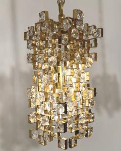  Palwa Small modernist chandelier by Palme Walter Palwa Germany circa 1960 - 3914462