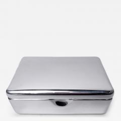  Pampaloni Large and Stylish Italian Modern Sterling Silver Box - 4546047