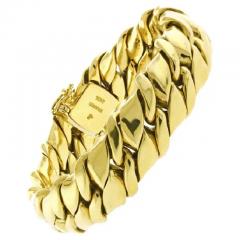  Pampillonia 18KT GOLD WOVEN BRACELET MADE BY ABEL ZIMMERMAN FOR PAMPILLONIA JEWELERS - 3576092