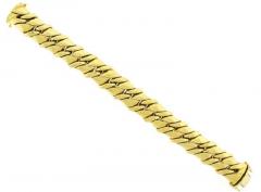  Pampillonia 18KT GOLD WOVEN BRACELET MADE BY ABEL ZIMMERMAN FOR PAMPILLONIA JEWELERS - 3576095