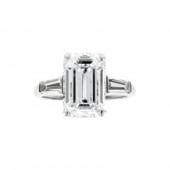  Pampillonia 4 49 CARAT G I A EMERALD CUT DIAMOND SOLITAIRE RING - 2804768