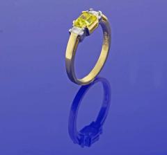  Pampillonia 74 Carat Vivid Yellow Internally Flawless Diamond Three Stone Ring - 1425064