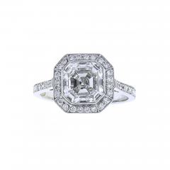  Pampillonia Asscher Cut Diamond Ring - 1018383