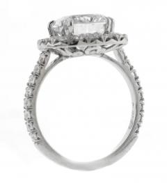  Pampillonia CUSHION CUT DIAMOND RING IN HALO SETTING - 3183122