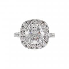  Pampillonia CUSHION CUT DIAMOND RING IN HALO SETTING - 3189119