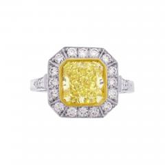  Pampillonia Canary Yellow Diamond Ring - 3081844