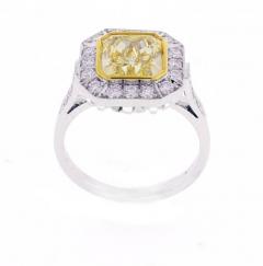  Pampillonia Canary Yellow Diamond Ring - 457498