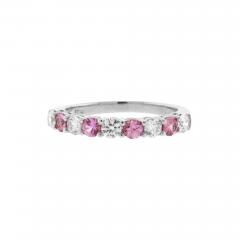  Pampillonia Pink Sapphire and Diamond Alternating Band - 3969018