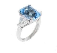  Pampillonia Santa Maria Aquamarine Ring - 1425533