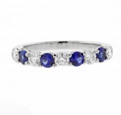  Pampillonia Sapphire and Diamond Alternating Band - 3967921