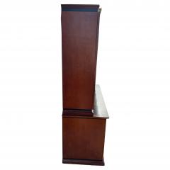  Paoli Inc Paoli Mahogany Desk with an Etched Glass Lighted Hutch - 4313861