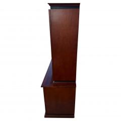  Paoli Inc Paoli Mahogany Desk with an Etched Glass Lighted Hutch - 4313862