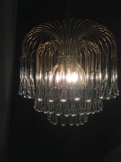  Paolo Venini and Giacomo Cappellin Murano Chandelier in the Style of Venini 1960s - 1693823