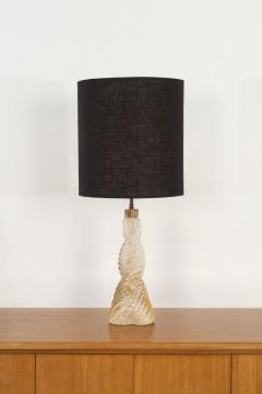  Paolo Venini and Giacomo Cappellin Paolo Venini Braided Diamointe Table lamp for Venini Italy 1940c  - 4585431