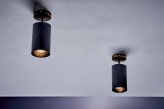  Parscot Pair of mid sized Adjustable Brass Ceiling Lamps by Parscot - 4389113