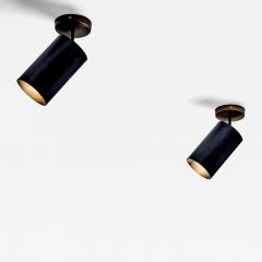  Parscot Pair of mid sized Adjustable Brass Ceiling Lamps by Parscot - 4392851