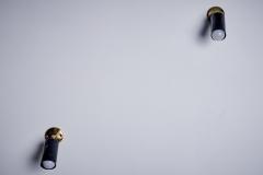  Parscot Pair of small sized Adjustable Brass Wall or Ceiling Lamps by Parscot - 4389122