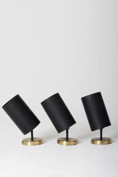  Parscot Set of 3 Brass and Black Spot Lights or Wall lights by Parscot Editions - 1451330