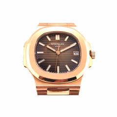  Patek Philippe Co Patek Philippe Rose Gold 5711 1R Nautilus Jumbo - 2720829