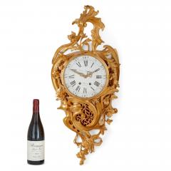  Paul Gravelin Louis Marti et Cie Louis XV Rococo style clock and barometer set by Gravelin - 2965568