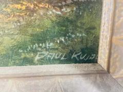  Paul Kujal 1900s Oil on Board Impressionstic Landscape Painting Signed Paul Kujal - 2873443