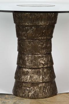  Paul Marra Design Brutalist Style Pedestal Table - 1346802