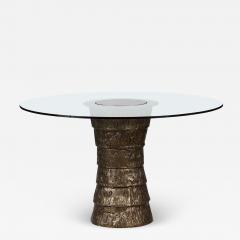  Paul Marra Design Brutalist Style Pedestal Table - 1423870