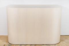 Paul Marra Design Italian Inspired 1970s Style Rounded Two Door Cabinet - 1337767