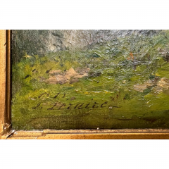  Paul Peraire Antique Paul Peraire European Landscape Oil Painting - 3499740