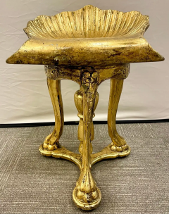  Pauly Co 19th Century Grotto Fantasy Stool Swivel Italian Gilt Gold CIE Pauly Manner - 2489456