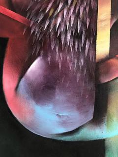  Pedro Damian Abstract Painting The Seductions by Pedro Damian Cuban American Artist 1997 - 3574537